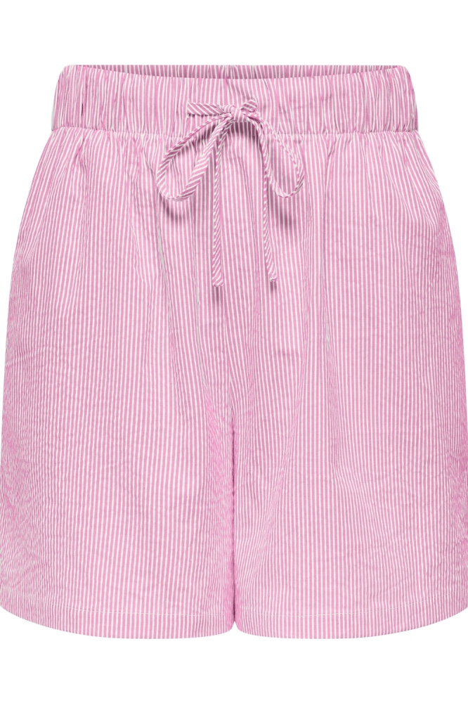 ONLAUGUSTA SHORTS WVN 15347659 Bonbon/CLOUD DANCER